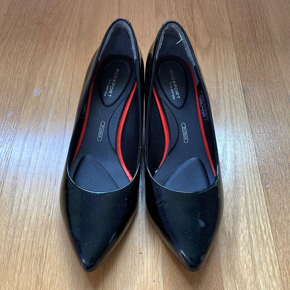 Rockport Patent Leather Kitty Heels